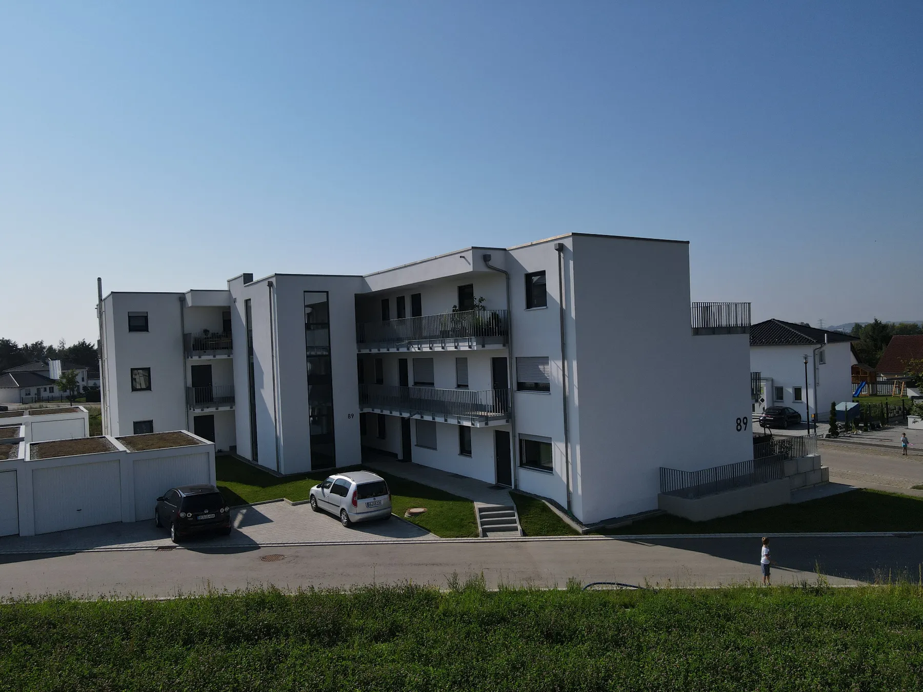 Neubau Wohnanlage mit 14 Wohneinheiten in Riedlingen – Außenansicht